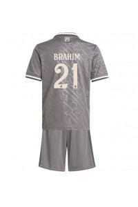 Real Madrid Brahim Diaz #21 Babytruitje 3e tenue Kind 2024-25 Korte Mouw (+ Korte broeken)